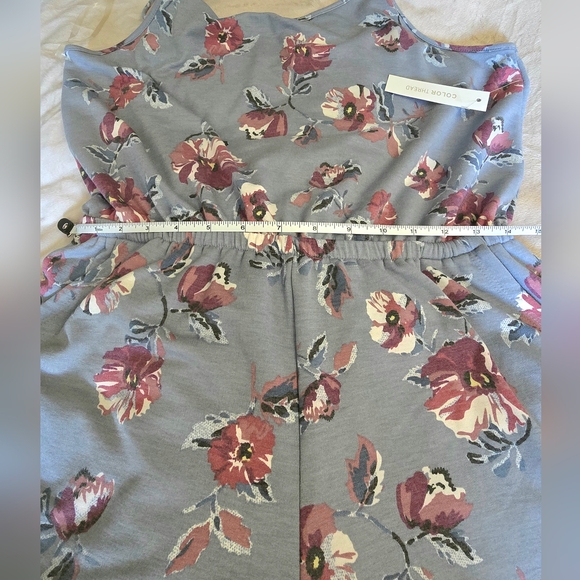 NWT Blue Floral Romper By Color Thread - Picture 9 of 10